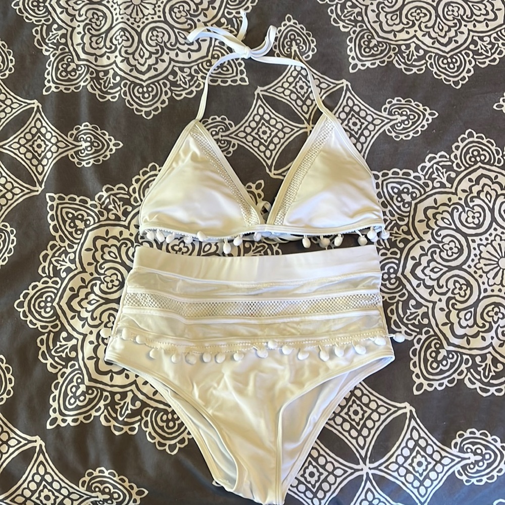White bikini